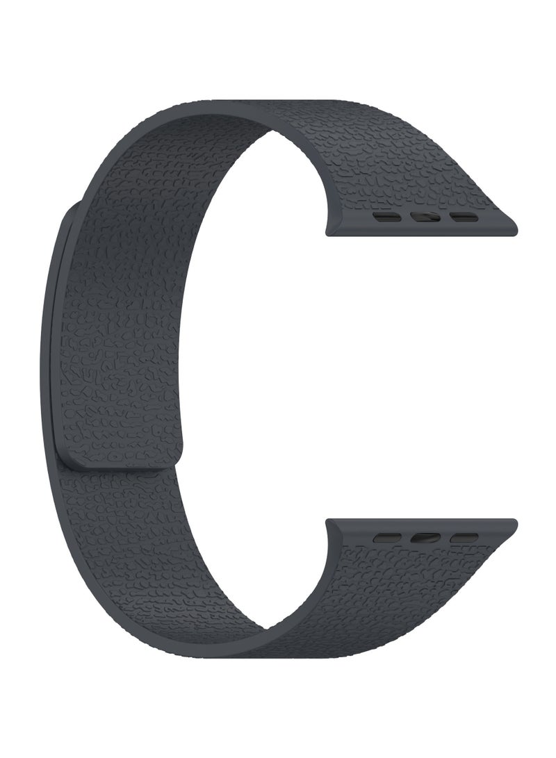 Magnetic Silicone Strap for Apple Watch 10/9/8/7/6/5/4/3 (42/44/45/46/49mm) - Breathable Unisex Sports Band for Spring/Summer | Couple Matching Design - Image 2