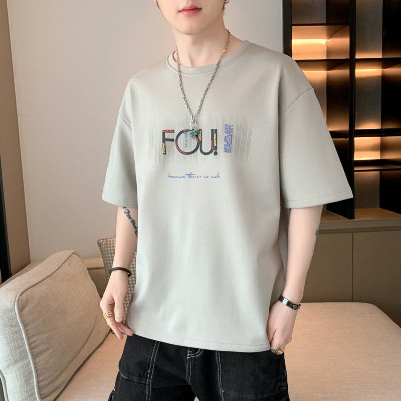 Woodpecker men's casual short-sleeved t-shirt 2026 summer new trendy brand round-neck thin loose T-shirt versatile top - Image 3