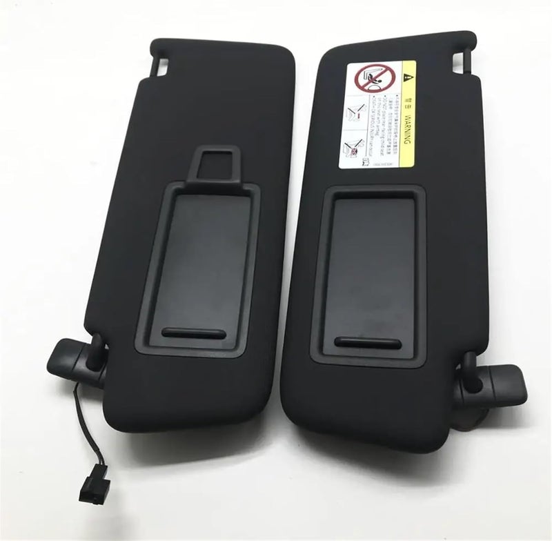 QASULER Gray Left Sun Visor with Makeup Mirror - Image 3