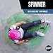 EzyRoller Spinner Ride On Scooter for Kids  Teens Outdoor Ride on Toy with Caster Wheels for Drifting  Tight Turning Up to 150 lbs Ages 4  Up  Green - Image 4