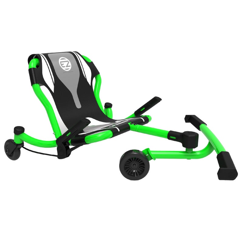 EzyRoller Spinner Ride On Scooter for Kids  Teens Outdoor Ride on Toy with Caster Wheels for Drifting  Tight Turning Up to 150 lbs Ages 4  Up  Green - Image 3
