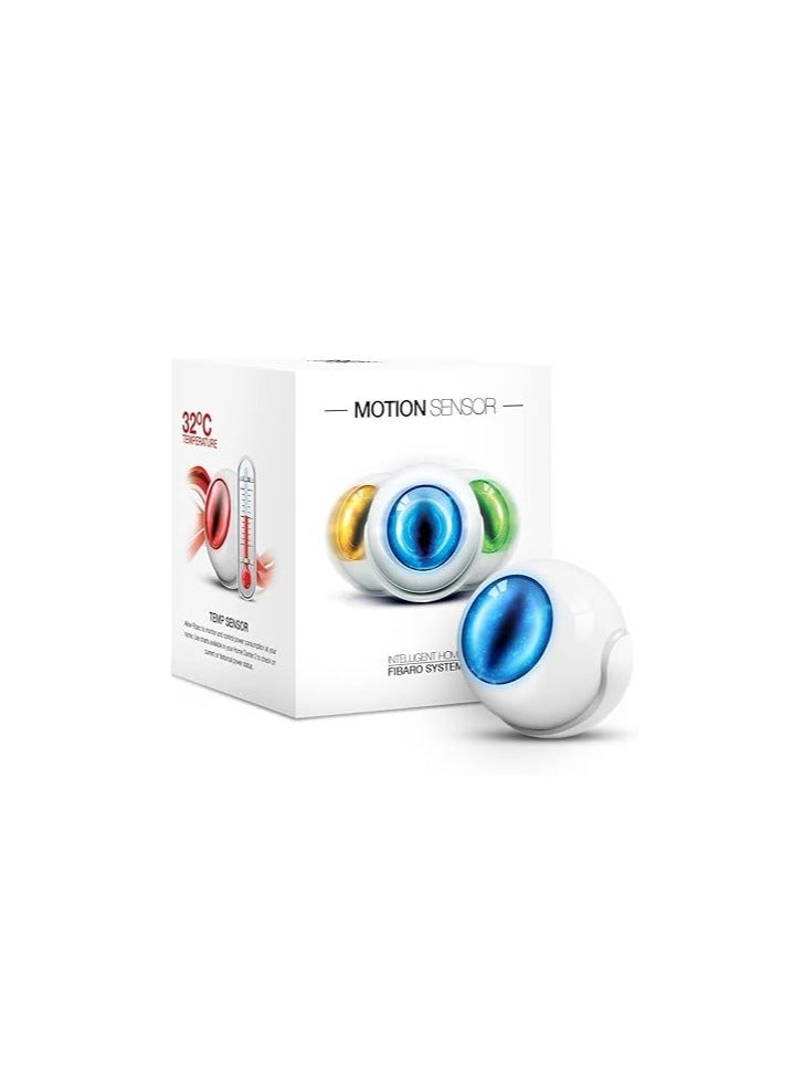 Fibaro FGMS-001 Gen 5 Z-Wave Plus Motion Sensor - White,44mm Diameter - Image 1
