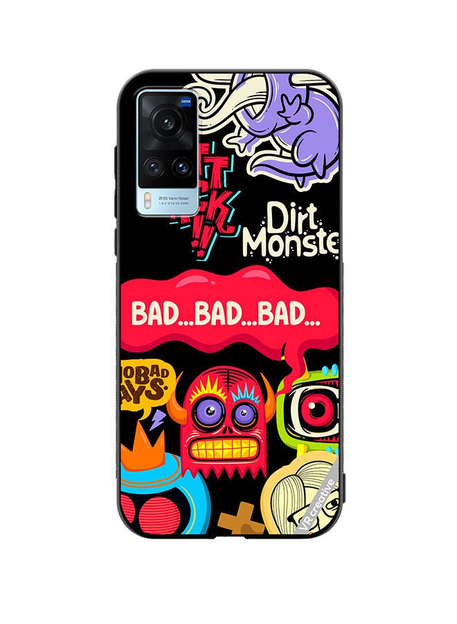 VR CREATIVE Protective Case Cover For Vivo X60 Monsters Design Multicolour - Image 1