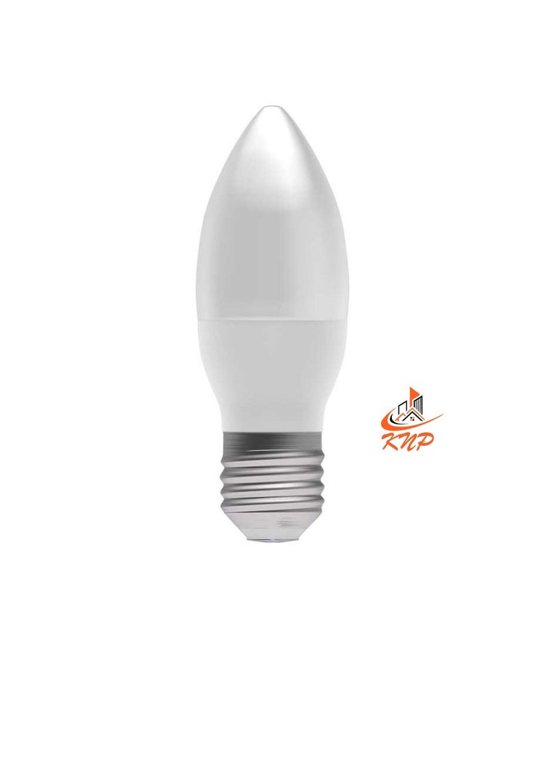 KNP E27 7W LED GLS Frosted Candle Bulb 3000K  - Image 2