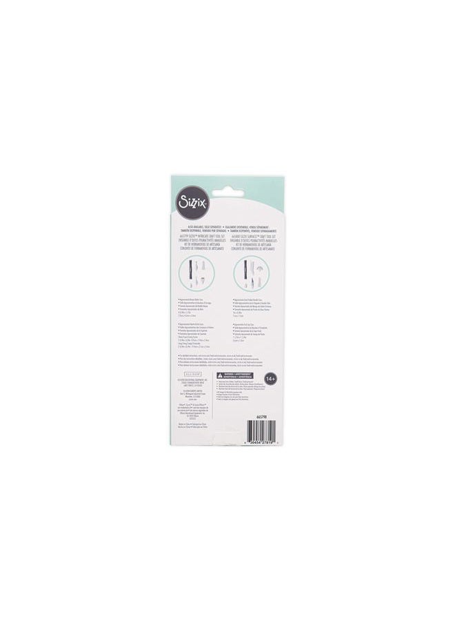 Sizzix Palette Knife & Brayer Roller Craft Tool Set, White/Grey, One Size - Image 5
