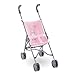 Corolle Umbrella Baby Doll Stroller Pink Stripe Fits Large 14 and 17 Dolls Folding with 2 Locking Points for Safety for Kids Ages 3 Years and up - Image 3