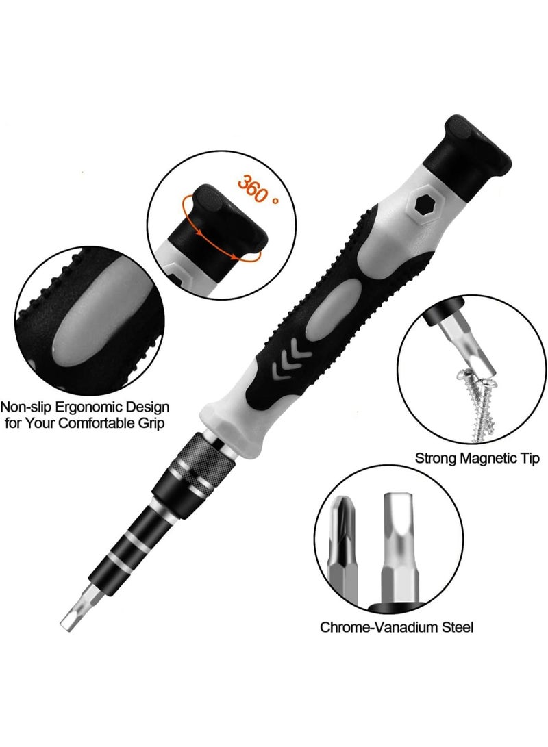 GGOOT PC Precision Screwdriver Set,122 PCS Electronics Repair Tool Kit Mini Repair Tool Kit with Torx Triwing Bits, Repair for Computer, MacBook, Laptop, iPhone - Image 3