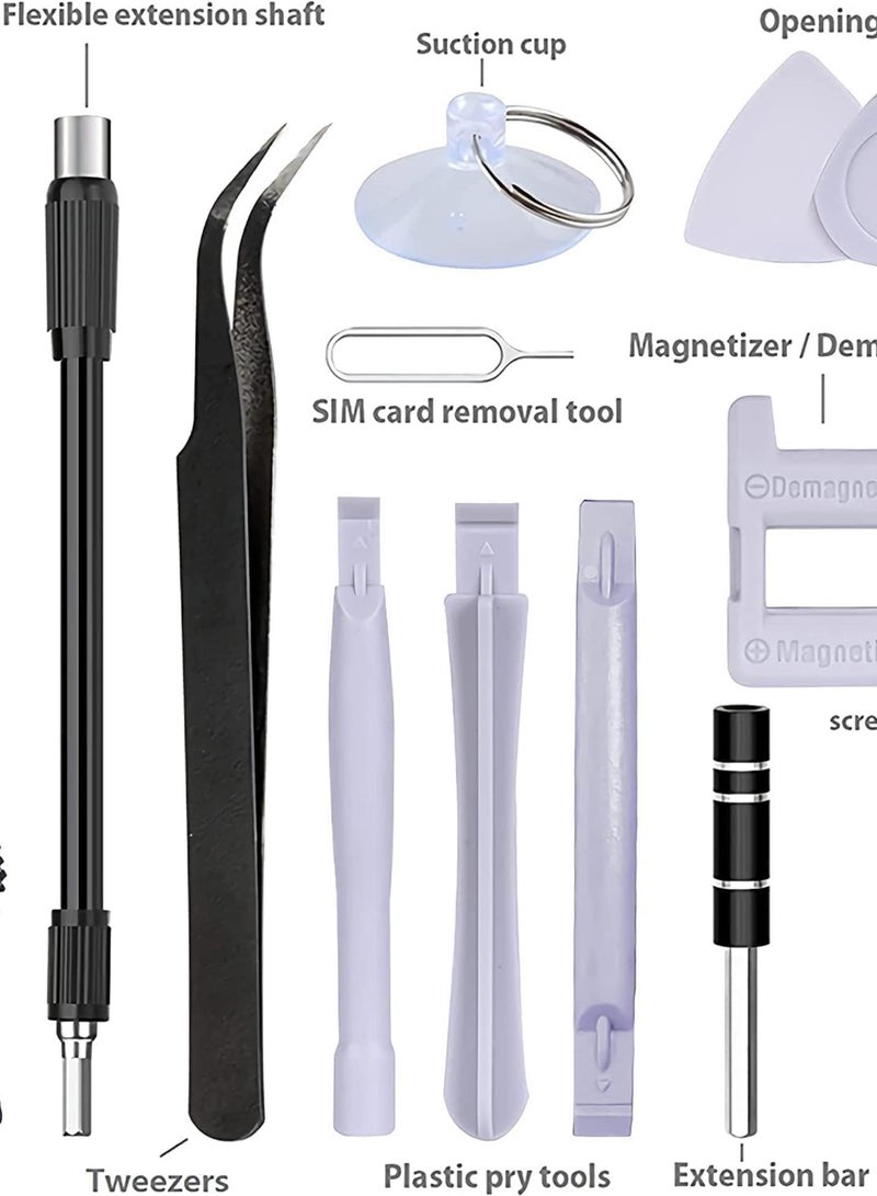 GGOOT PC Precision Screwdriver Set,122 PCS Electronics Repair Tool Kit Mini Repair Tool Kit with Torx Triwing Bits, Repair for Computer, MacBook, Laptop, iPhone - Image 2