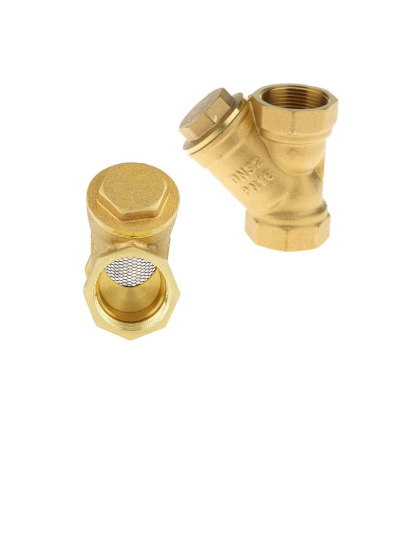 Brass Female Threaded Y Shaped Brass Strainer Filter Valve for Water, HVAC & Plumping Application (3/4 Inch) - Image 3