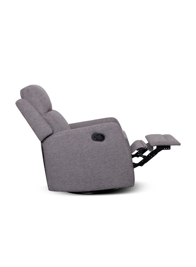 روتاي كرسي روتاي ديانا فردي قابل للإمالة يدويًا | أريكة قابلة للإمالة بقاعدة منزلقة ودوارة | بطانة ناعمة، قماش متين، وضمان لمدة عامين (رمادي) - Image 5