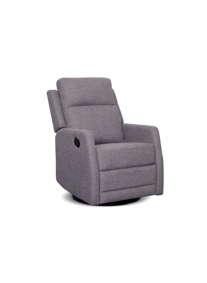 روتاي كرسي روتاي ديانا فردي قابل للإمالة يدويًا | أريكة قابلة للإمالة بقاعدة منزلقة ودوارة | بطانة ناعمة، قماش متين، وضمان لمدة عامين (رمادي) - Image 1