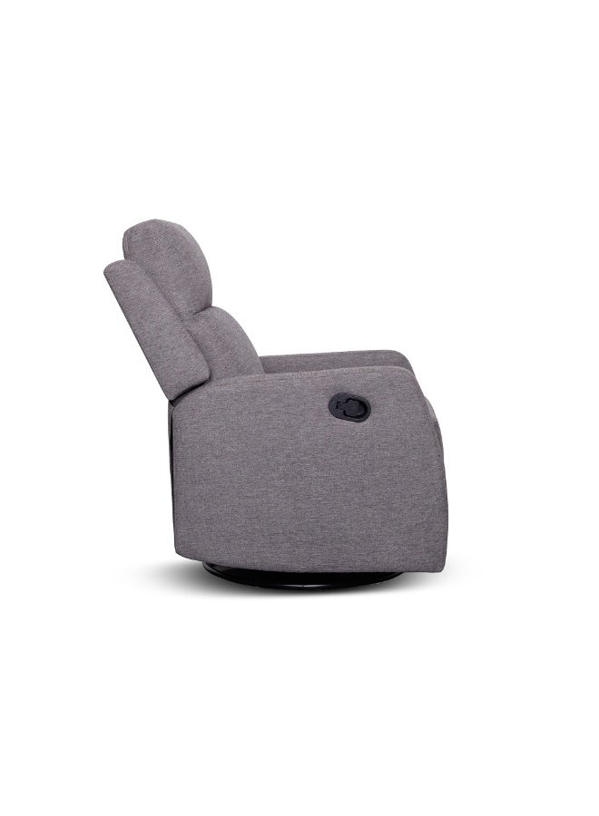 روتاي كرسي روتاي ديانا فردي قابل للإمالة يدويًا | أريكة قابلة للإمالة بقاعدة منزلقة ودوارة | بطانة ناعمة، قماش متين، وضمان لمدة عامين (رمادي) - Image 4