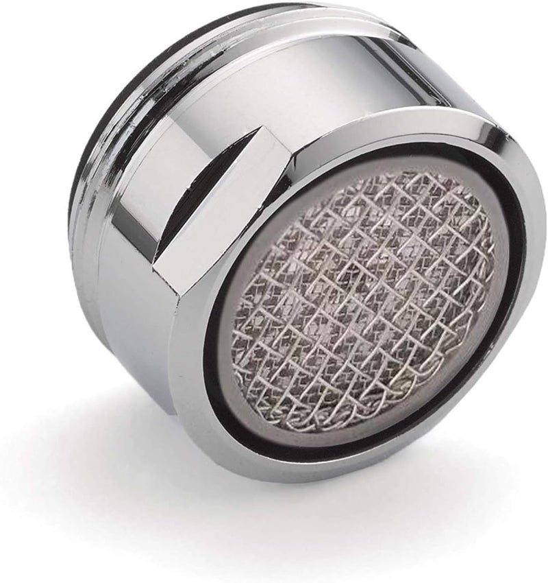 CANRAY Bathroom Sink Faucet Aerator Replacement Parts 8 PCS with Brass Shell, 2.2 GPM Flow Retrictor Insert Faucet Tap, 15/16-Inch or 24mm Male Threads, Sprays Is Very Well, Chrome - Image 2