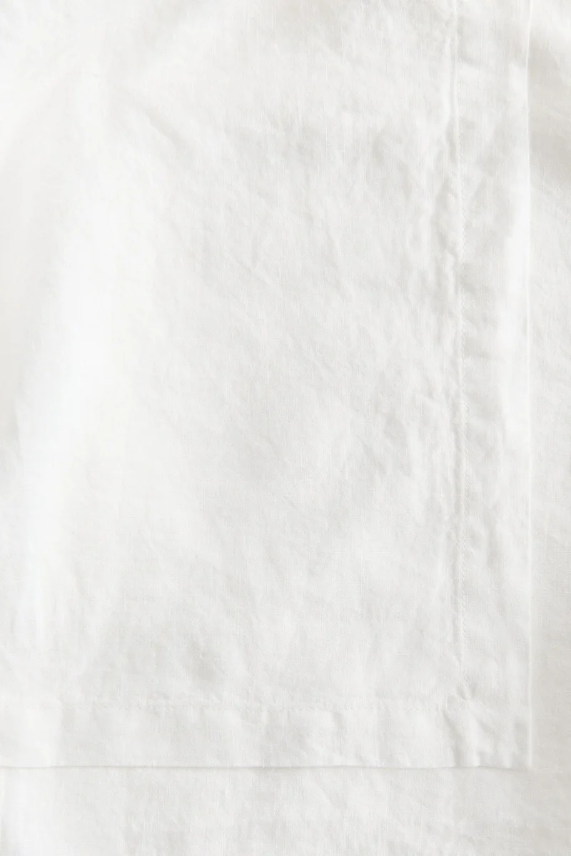 اتش اند ام مفرش طاولة من الكتان