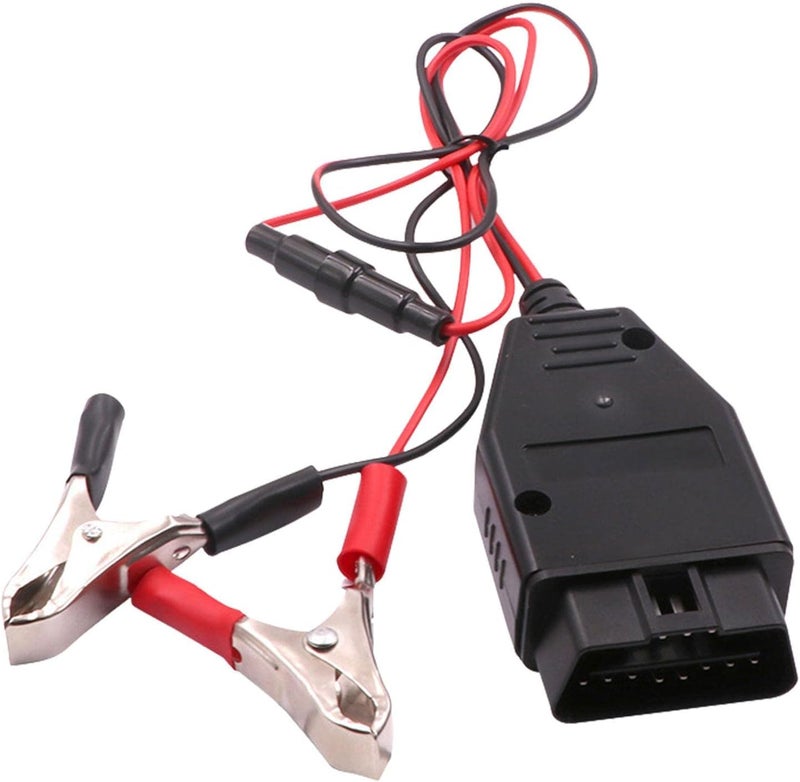 windforgecraft OBD Saver Connector | Vehicle OBD Connector,Car Computer Power Off with Clips, Automotive Battery Replacement Tool Strop-au - Image 1