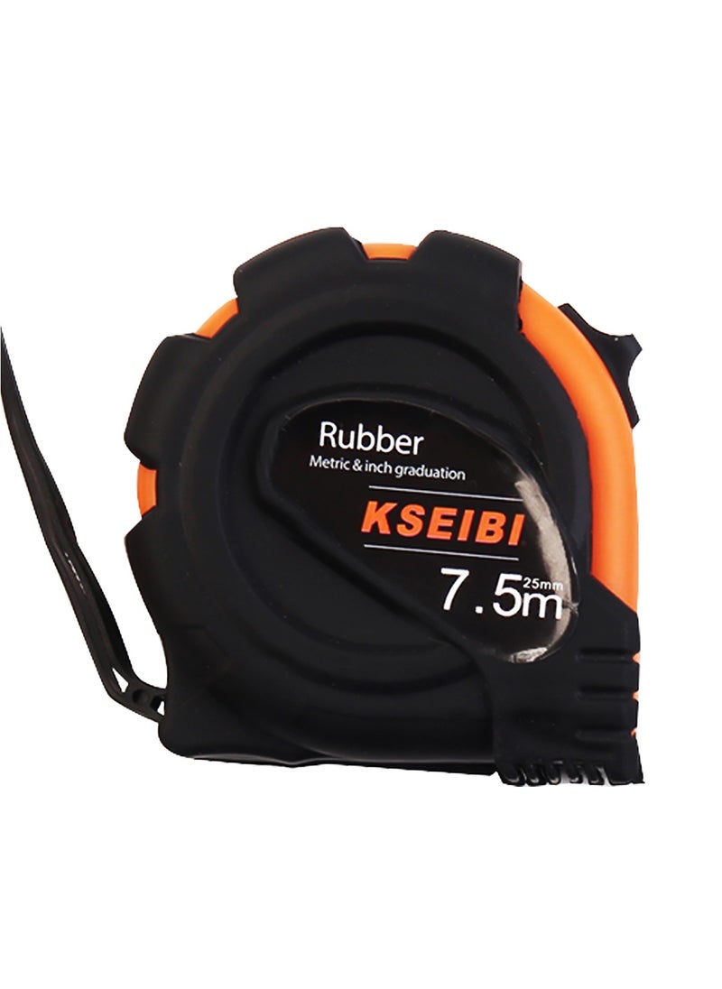KSEIBI Measuring Tape Rubber, Retractable Measuring Tape 10ft, Heavy-Duty Measurement Tape with Rubber Protective Casing, for Construction, Carpenter, Surveyors, Woodworking, Engineers, and Electricians  - Image 2