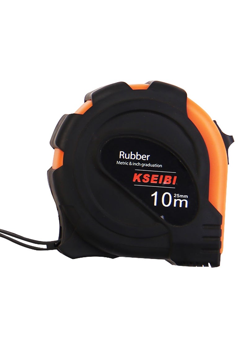 KSEIBI Measuring Tape Rubber, Retractable Measuring Tape 10ft, Heavy-Duty Measurement Tape with Rubber Protective Casing, for Construction, Carpenter, Surveyors, Woodworking, Engineers, and Electricians  - Image 4