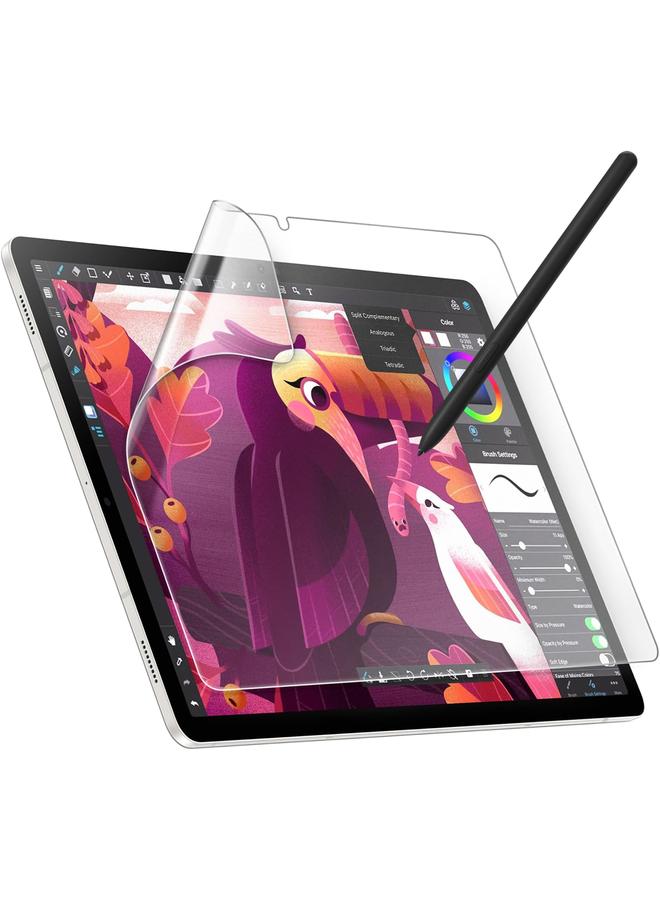 جي تيك واقي شاشة ورقي لجهاز Samsung Galaxy Tab S10 Plus 2024 Tab S9 Plus Tab S9 Fe Plus 2023 مقاس 12.4 بوصة مضاد للتوهج غير لامع من مادة PET للرسم عبوة واحدة - Image 1