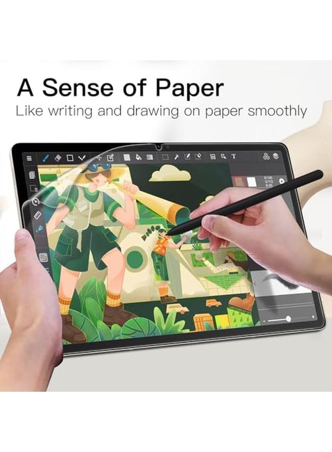 جي تيك واقي شاشة ورقي لجهاز Samsung Galaxy Tab S10 Plus 2024 Tab S9 Plus Tab S9 Fe Plus 2023 مقاس 12.4 بوصة مضاد للتوهج غير لامع من مادة PET للرسم عبوة واحدة - Image 3