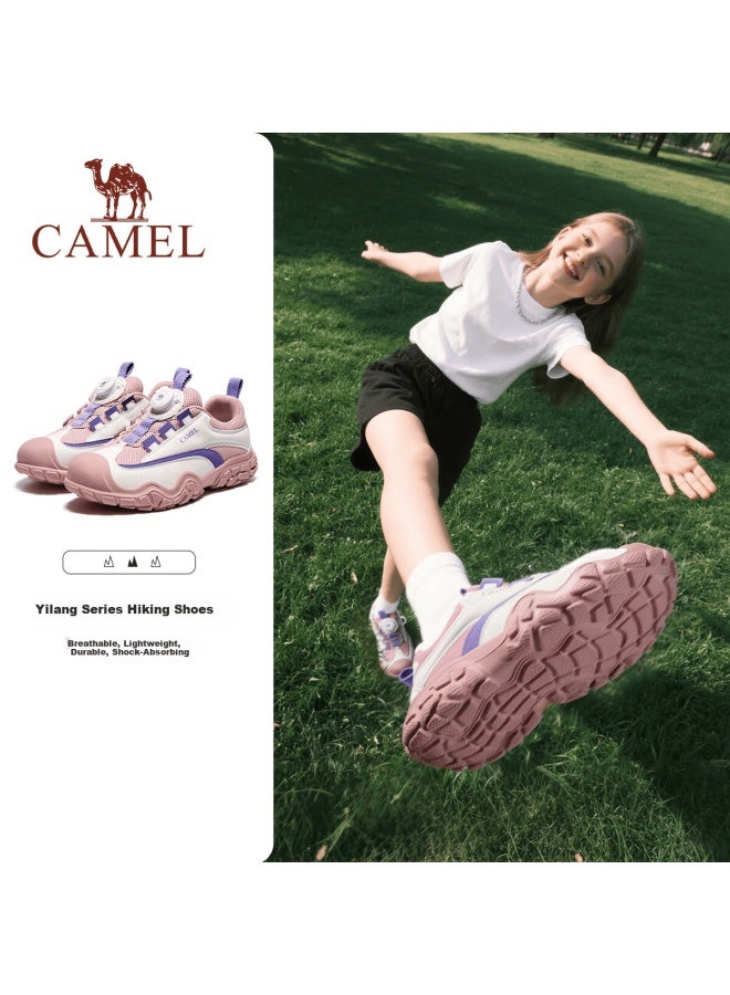 Camel Kids Hiking Shoes Outdoor Non-slip Anti-collision Breathable Mesh Durable Casual Shoes For Older Children - Image 1