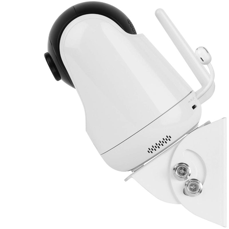 Uogw Baby Monitor Mount Compatible with VAVA Baby Monitor Camera VAIH006 VAIH009 Hipp Baby MonitorAdjustable Angle Wall Mount BracketAluminum Alloy Material White