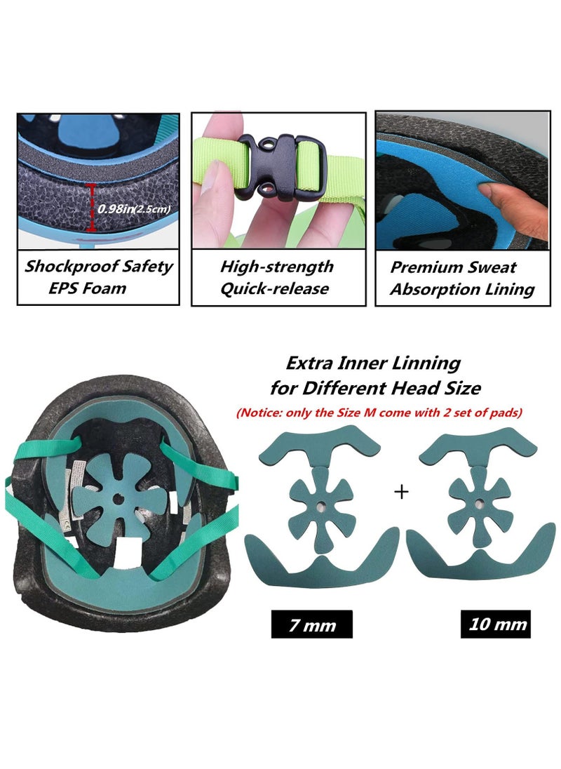 Excefore Protect Helmet for Kids Cycle Helmet for 2-5 Toddler Kids Bike Helmet Multi-Sport Helmet for Cycling Skateboard Scooter Skating 2 Sizes from Toddler to Youth  - Image 4
