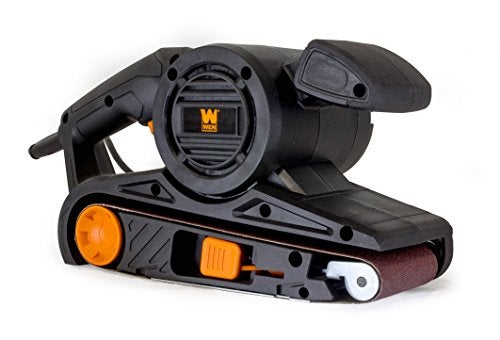 WEN 6321 7-Amp 3 in. x 21 in. Corded Belt Sander with Dust Bag , Black - Image 2