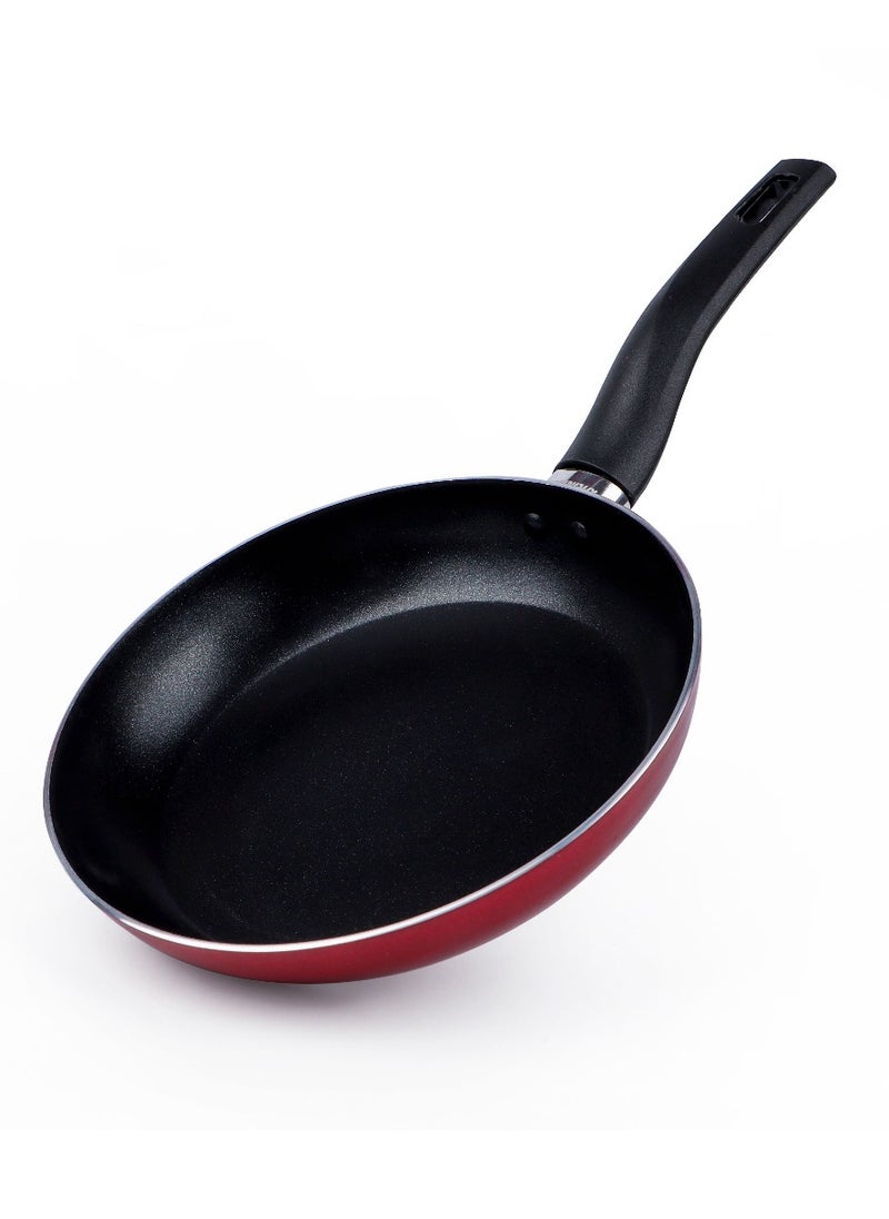 Kitchenmark Nonstick Double Layer Coated Aluminium Frypan 2.6m thick Frying Pan 22cm  - Red  - Image 1