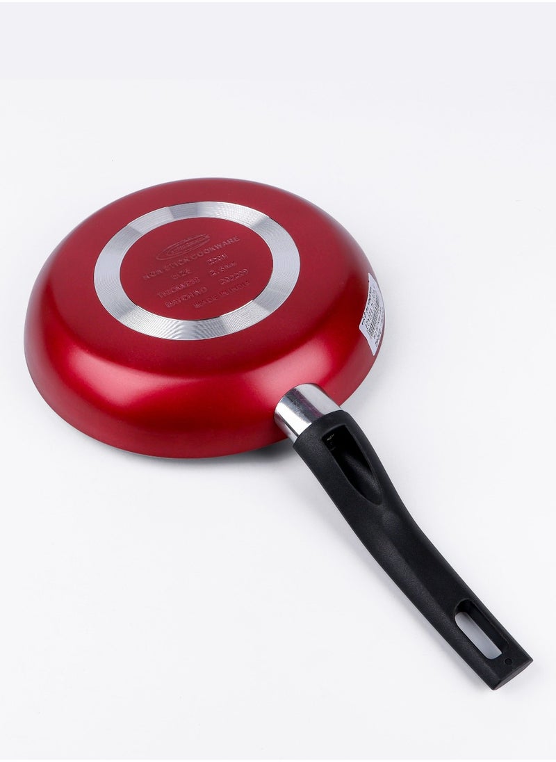 Kitchenmark Nonstick Double Layer Coated Aluminium Frypan 2.6m thick Frying Pan 22cm  - Red  - Image 3