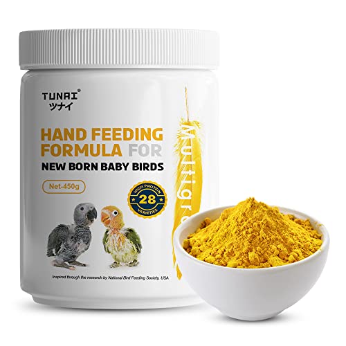 Tunai Hand Feeding Formula for All Baby Birds |450g| Essential for Love Birds, Conures, Parrots, & Cockatiel - Image 1