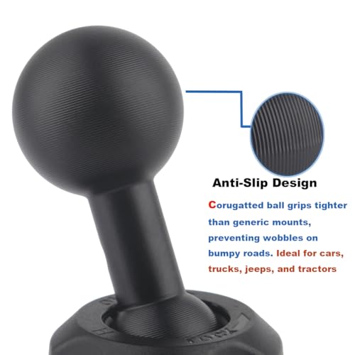 Rigdance 25mm to 17mm Ball Adapter, 1 inch B Ball (for Ram Mount) to 17mm GPS/Phone/Tablet Mount Adapter - Image 3