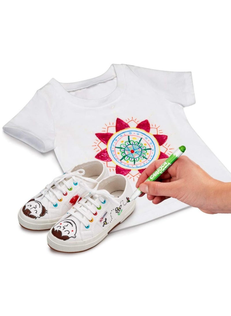 carioca Carioca-Fabric liner textile t-shirt permanent marker Set Of 10 colors - Image 4