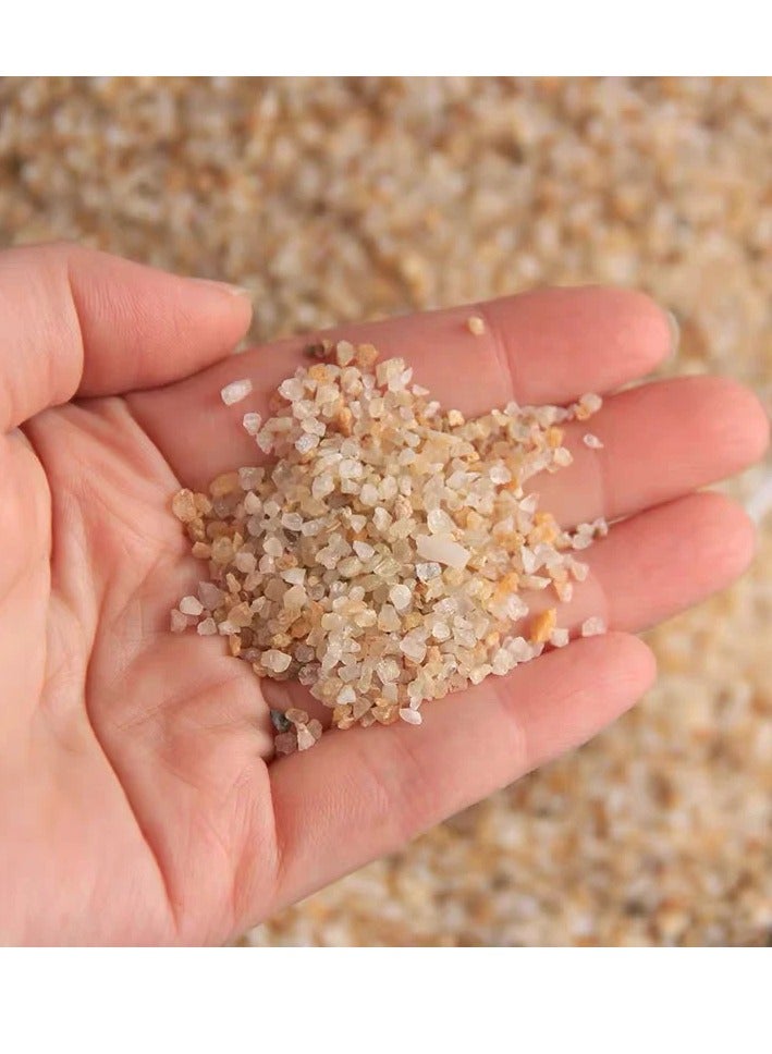 ڤسيل24 رمل الكريستال 2-4 مم: مثالي لتزيين أحواض السمك، وتنقية المياه، والتراريوم، والحرف اليدوية، وركائز أحواض السمك الطبيعية. - Image 4