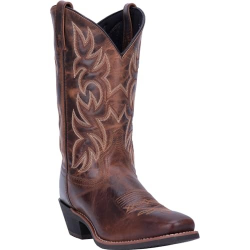 Laredo Mens Breakout Square Toe Casual Boots Mid Calf - Brown - Size 10 2E - Image 3
