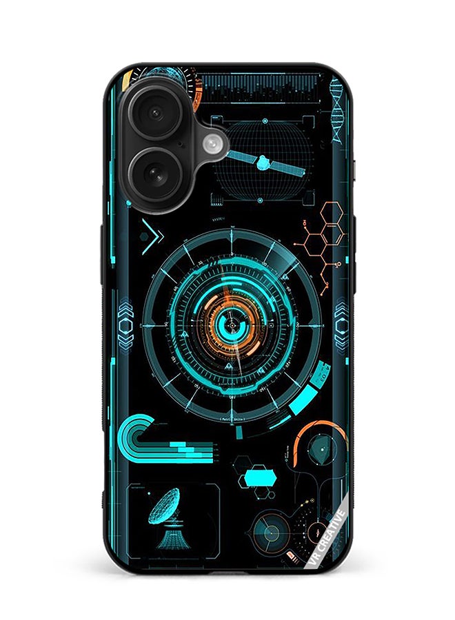 VR CREATIVE Protective Case Cover For Apple iPhone 16 Plus Tumbler Design Multicolour