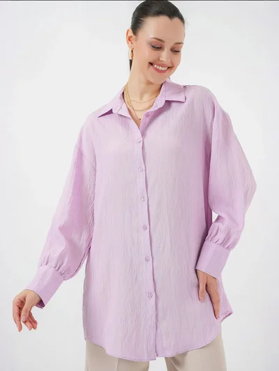 BIG DART BDART Textured Button-Up Long Sleeve Shirt