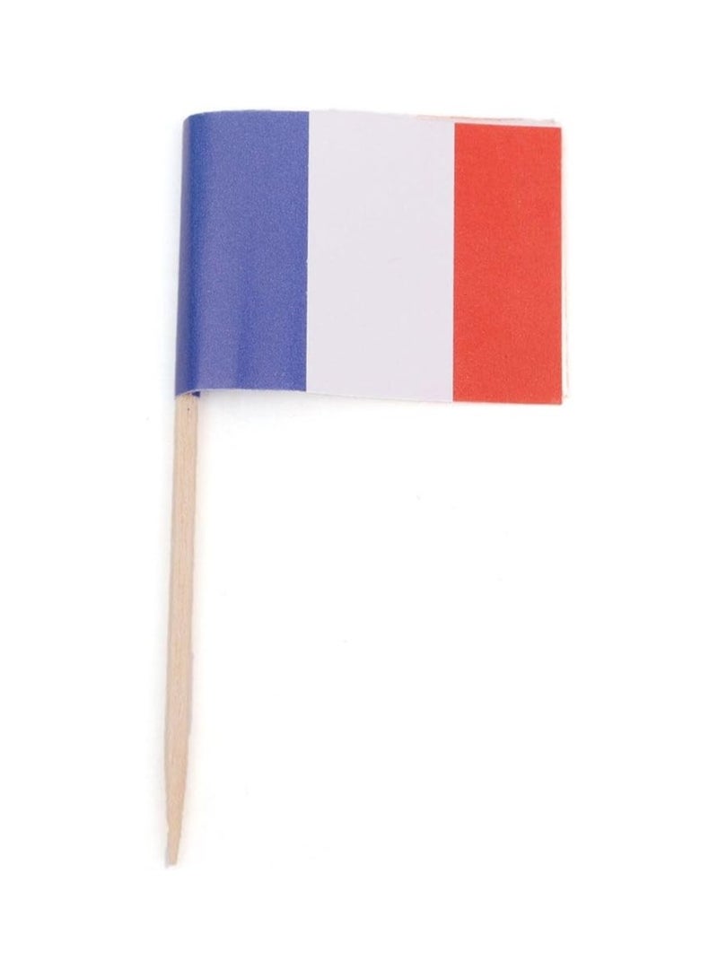 50Pcs Disposable World Cup Multi National Country Flag Stick Cake Toper Flag Fruit Stick Cocktail Cake Stick Toothpick Food Decoration - Image 1