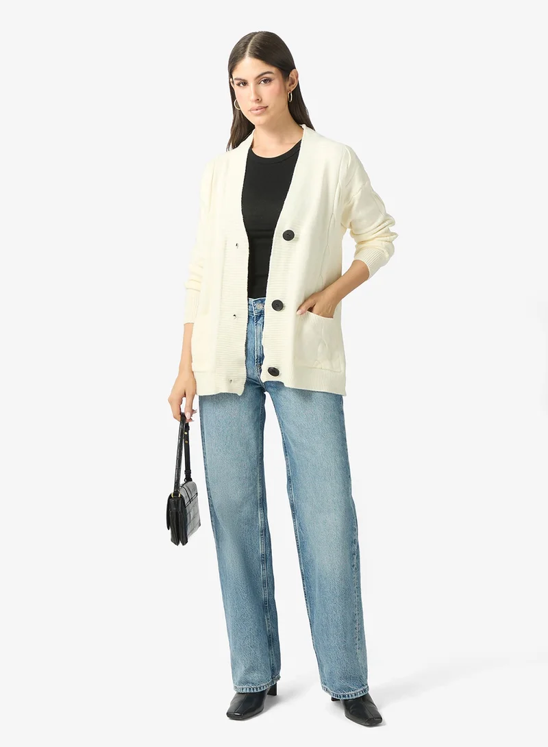 Soft Button Down Cardigan
