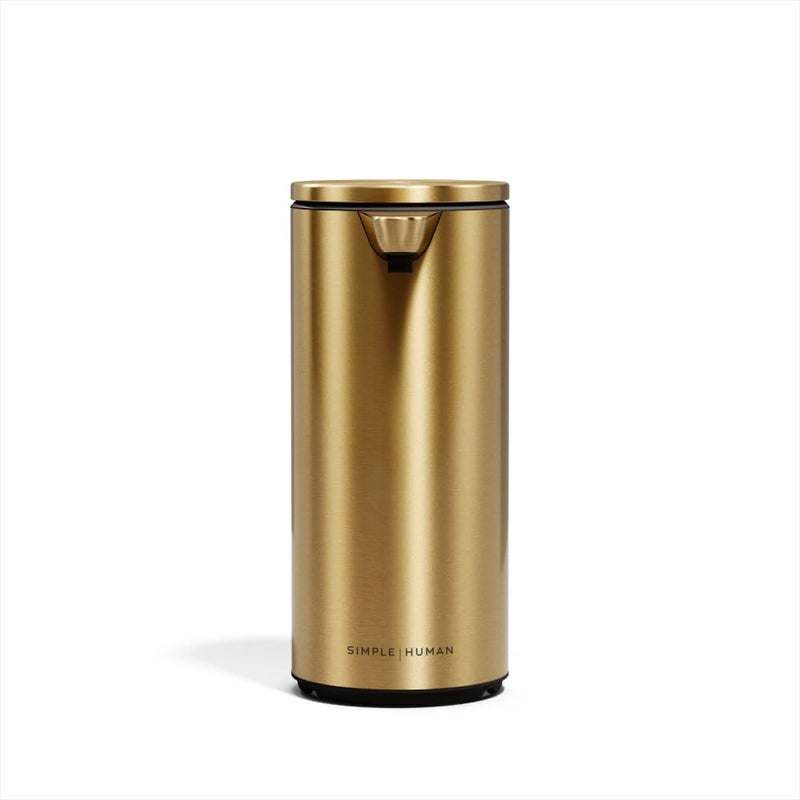 simplehuman Liquid Sensor Pump 9 oz Automatic Soap Dispenser for Kitchen and Bathroom Touchless Motion Sensor Variable Dispense Rechargeable NoDrip Spout HighGrade Brass Stainless Steel - Image 2