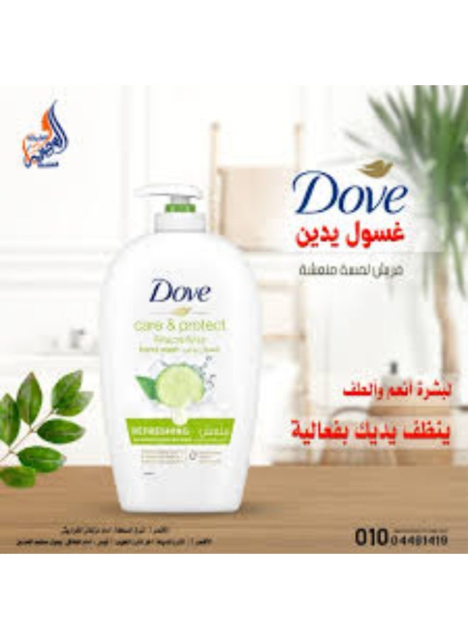 دوف لخيار والشاي الأخضر من دوف لملمس يدين ناعمتين مع كل غسلة، 500 مل - Image 4