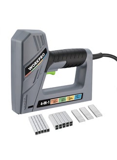 WORKPRO WORKPRO Electric Corded 4-in-1 Nail Gun, Professional Stapler for Wood Upholstery, Crafts, Framing, Decoration, DIY, Including 3000PCS of Staples and Nails  - Image 1