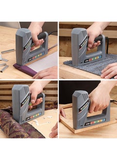 WORKPRO WORKPRO Electric Corded 4-in-1 Nail Gun, Professional Stapler for Wood Upholstery, Crafts, Framing, Decoration, DIY, Including 3000PCS of Staples and Nails  - Image 5