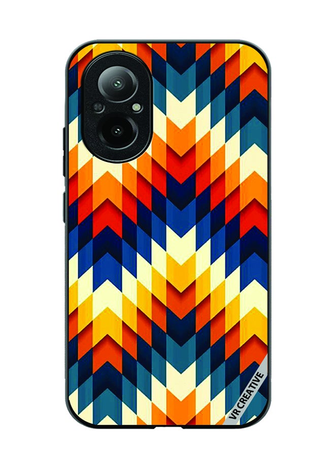 VR CREATIVE Protective Case Cover For Realme C67 4G Abstract Design Multicolour - Image 1