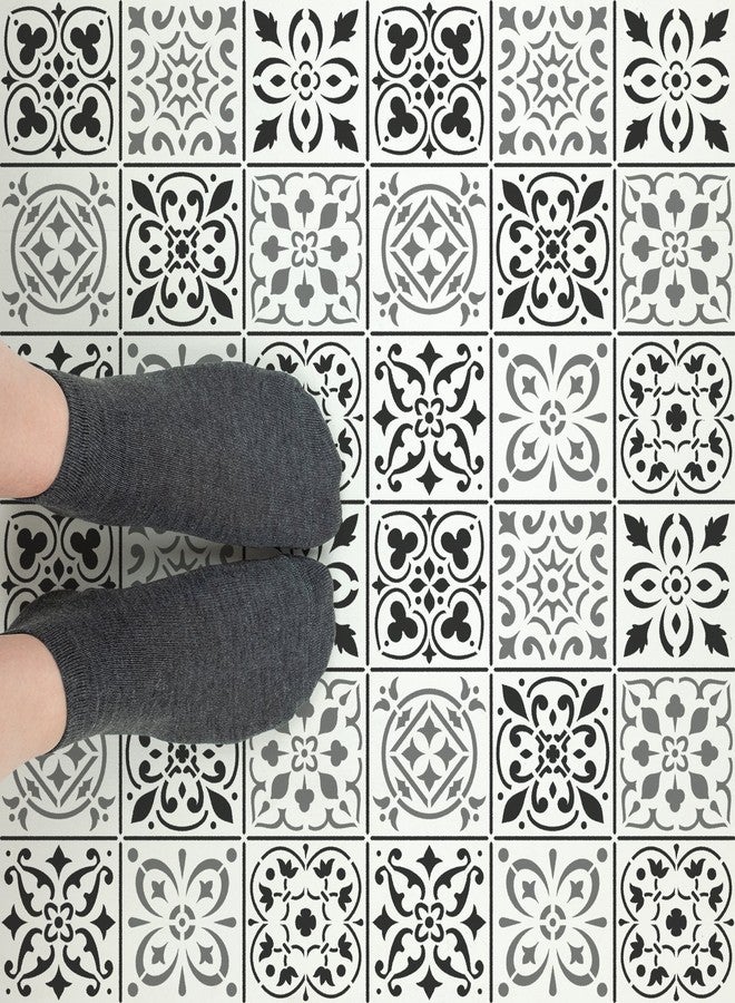Stencil Revolution Mediterranean Mosaic Tile Stencil - Reusable Stencils for Painting - Create DIY Mediterranean Mosaic Tile Crafts and Decor - Image 2