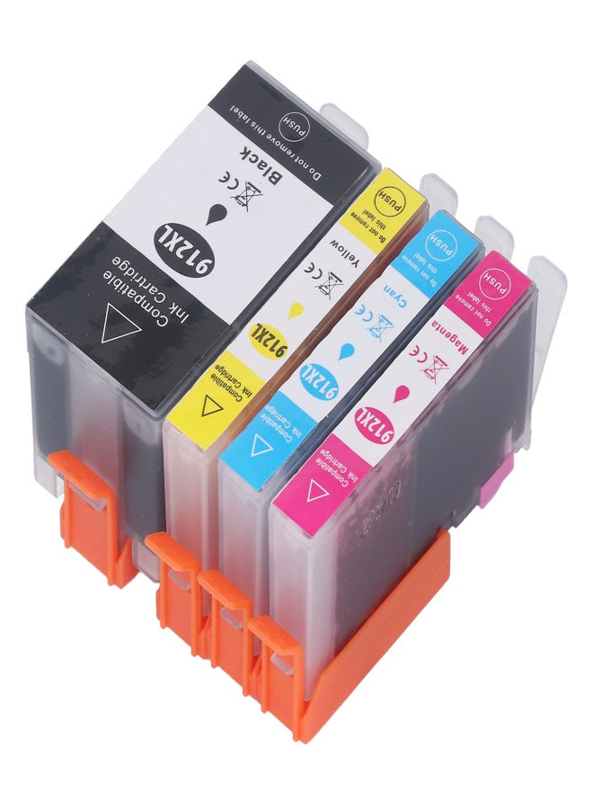 Printer Ink Cartridge Printer Clear Printing BK C M Y Ink Cartridge Replacement for OfficeJet 8010 - Image 3