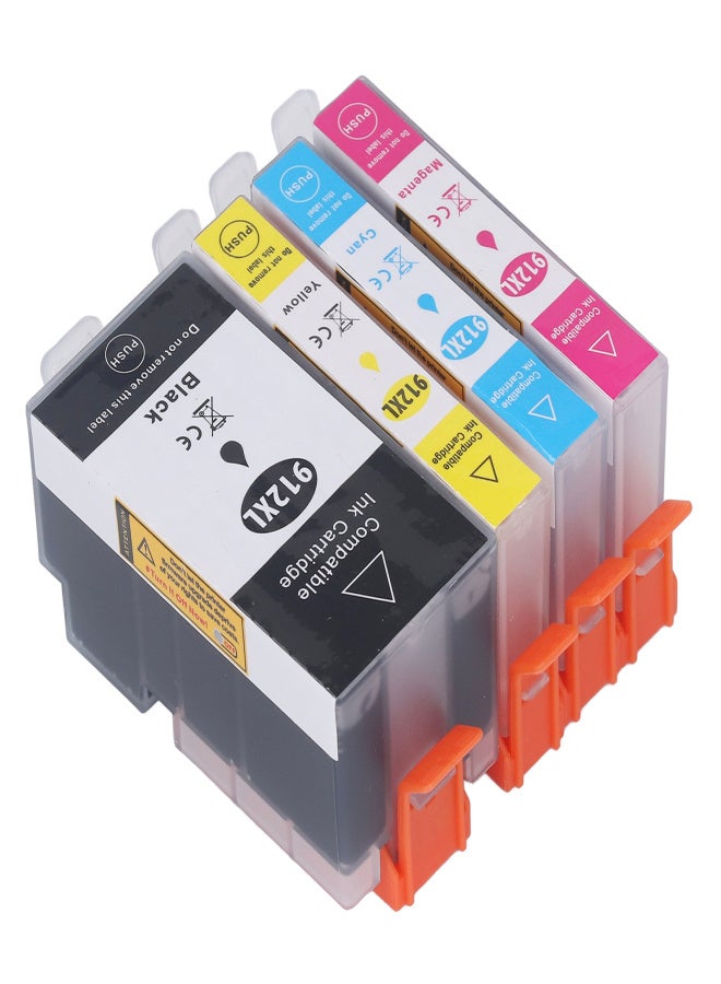 Printer Ink Cartridge Printer Clear Printing BK C M Y Ink Cartridge Replacement for OfficeJet 8010 - Image 5