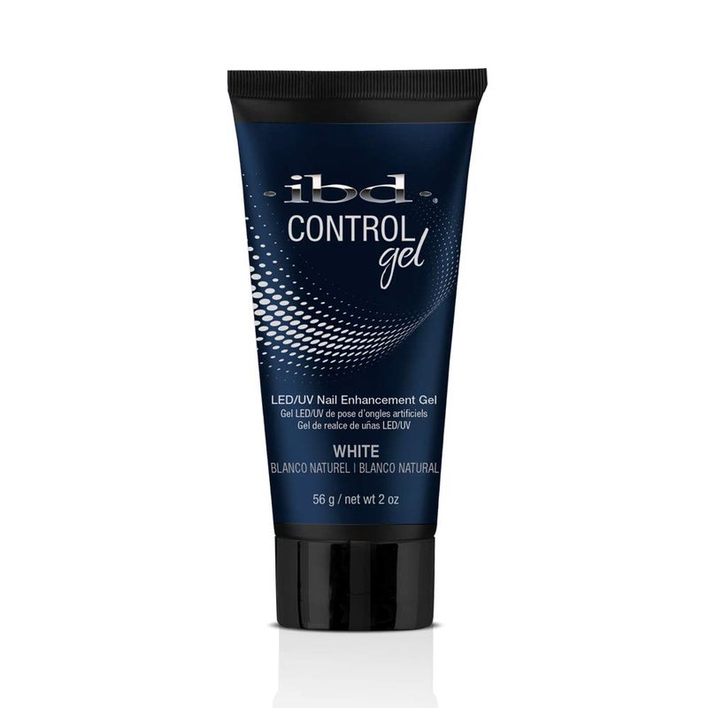 IBD Pro-Hybrid Nail Control Gel, White LED/UV Nail Enhancement Gel, 2 oz - Image 1