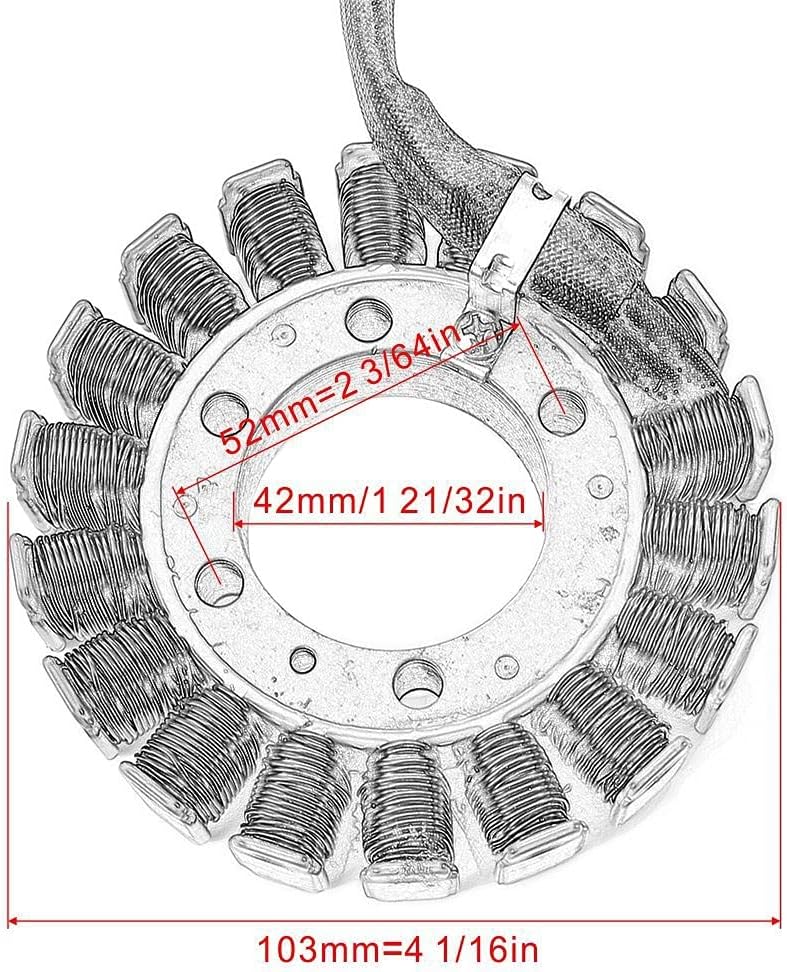 QASULER Motorcycle Stator Coil for Yamaha Models - Image 2