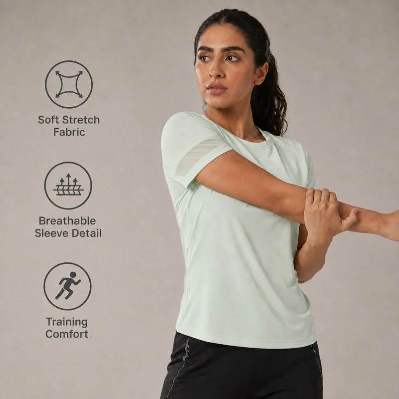 Anta green TRN Women's Short-Sleeve T-Shirt for Women | Best Price UAE