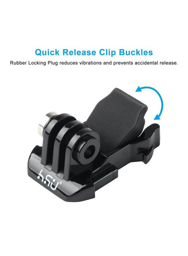 HSU Cameras Grab Bag for GoPro, Including Quick Release Buckle Mount, J-Hook Buckle Mount, Adhesive Mounts and Thumb Screws - Image 2